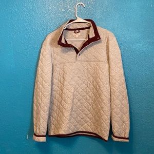 Men’s pull over quart button up
